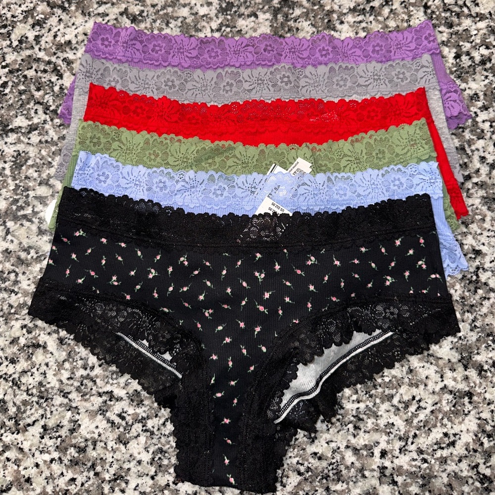 Victoria’s Secret Pink “6” Pair Panty Bundle